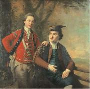 Double portrait of General Richard Wilford of the British Army and his contemporary Sir Levett Hanson